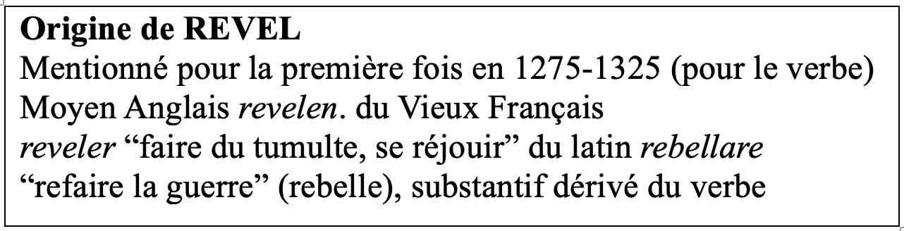 origine de revel