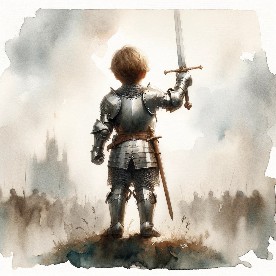 Image of a child warrior